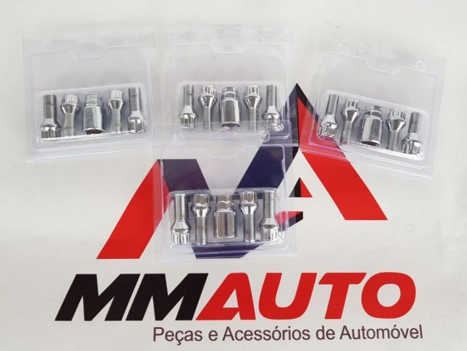Pernos Anti-Roubo ( 4 Pernos + Chave Mestre)