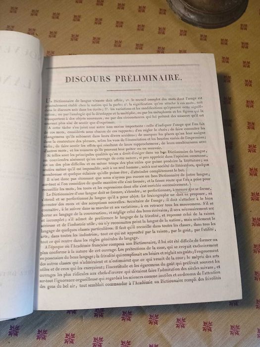 Laveaux, Nouveaux Dictionnarie de La Langue Francaise 1820