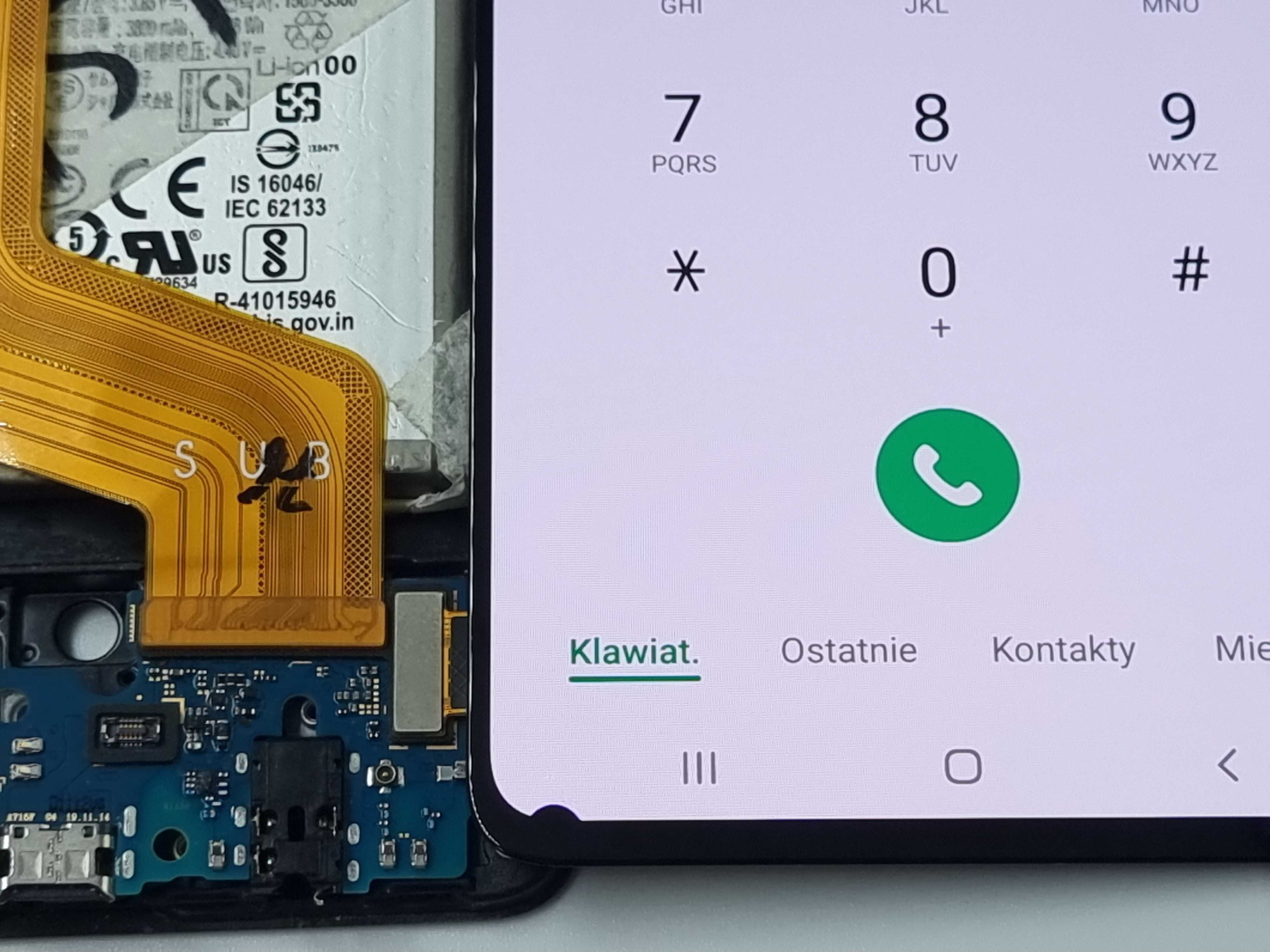 Oryginalny Wyświetlacz Samsung Galaxy M51 Demontaż #1185