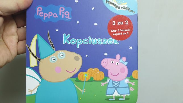 Nowa książka dla dzieci Peppa świnka Kopciuszek grube kartki
