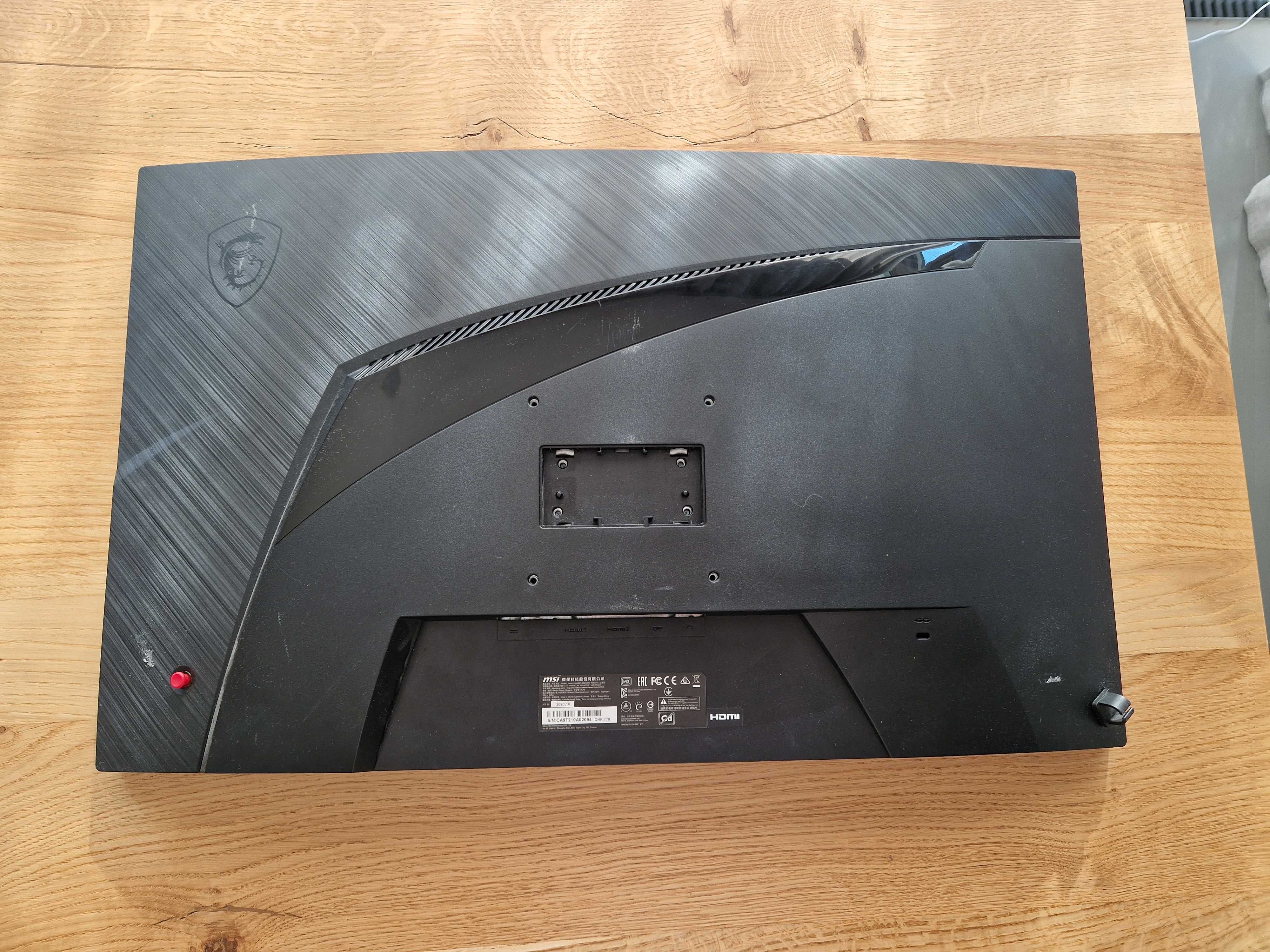 Monitor MSI Optix curved 27cali 165Hz