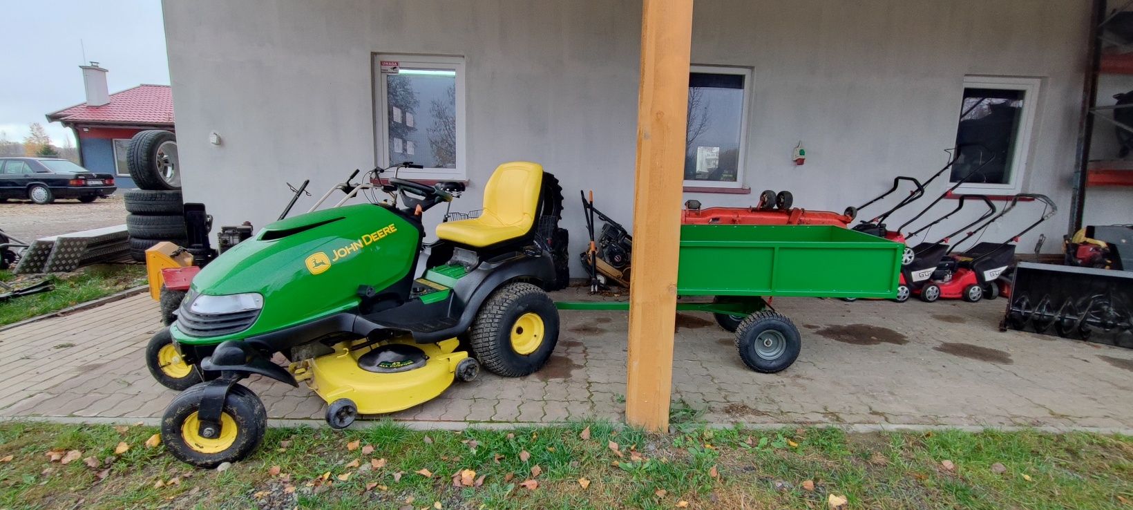 Wykonanie Przyczepki -Wywrotka traktorka ogrodniczego