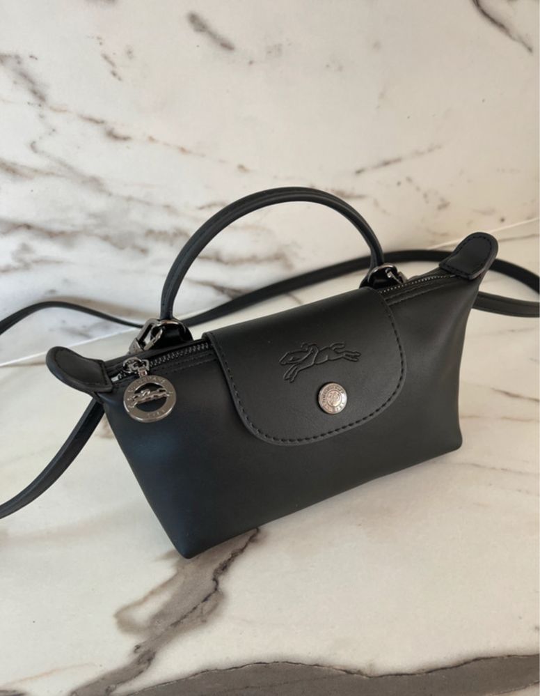 Torebka Longchamp La Pliege Xtra XS Black