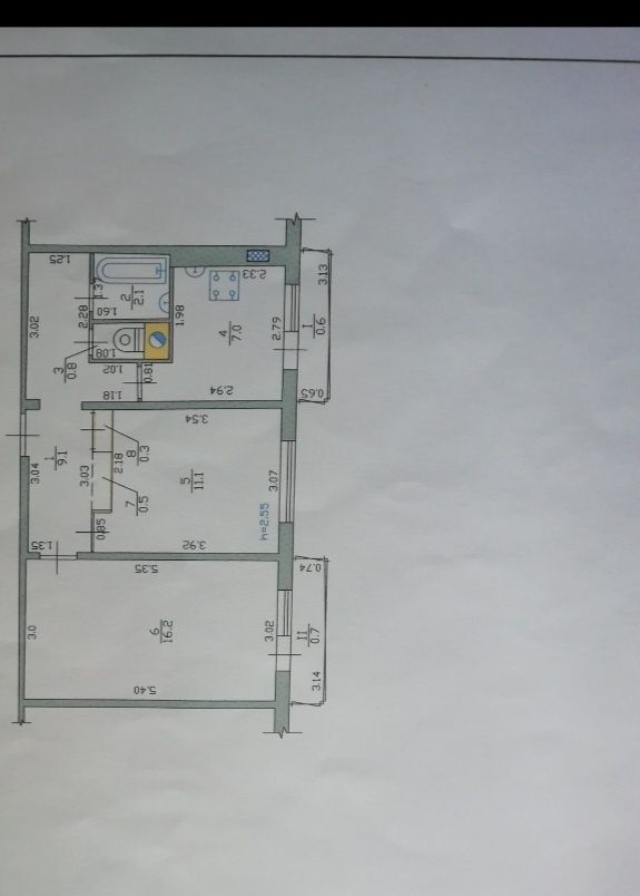 Продам квартиру 2комн.