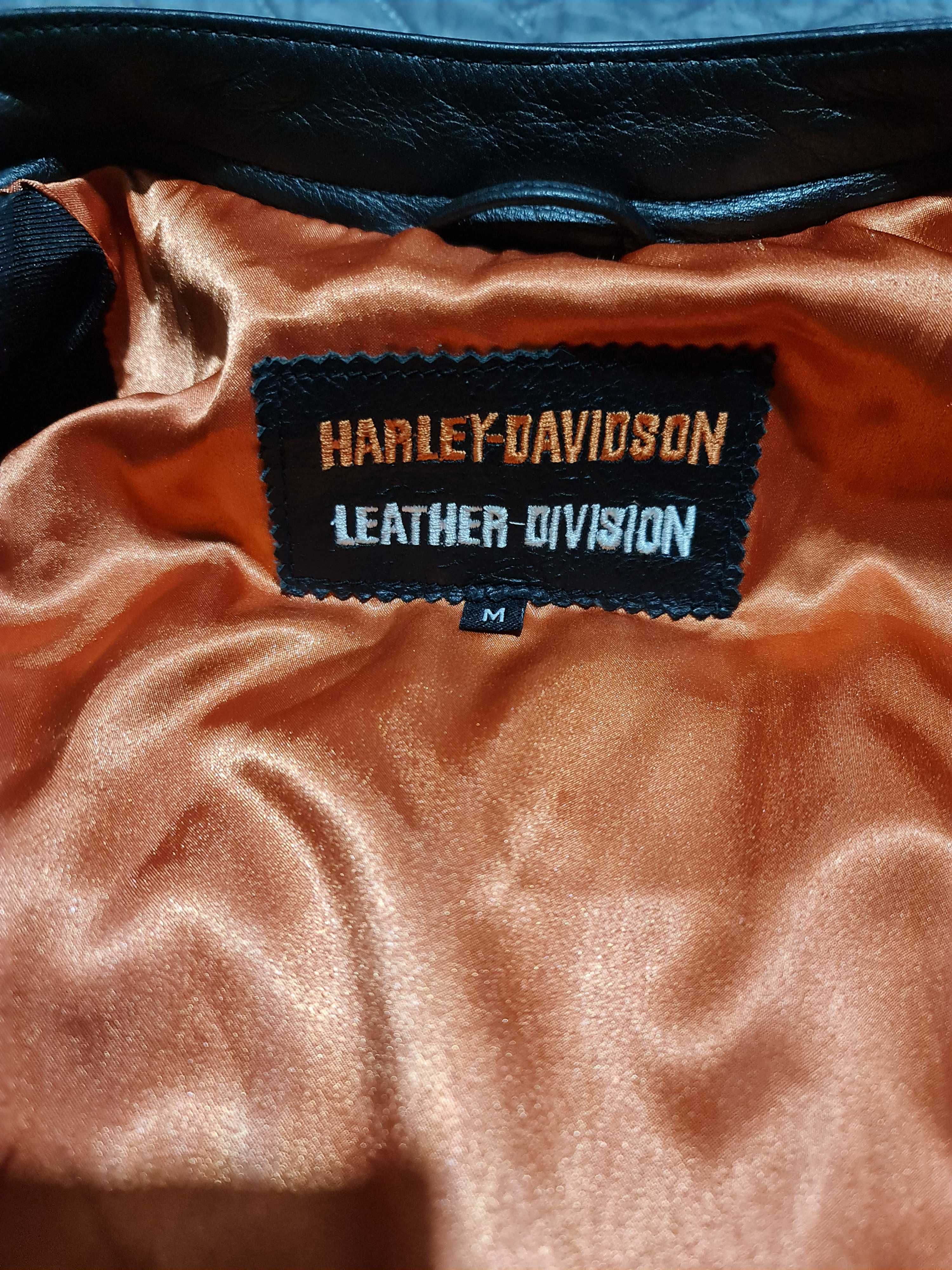 Blusão em pele Harley Davidson
