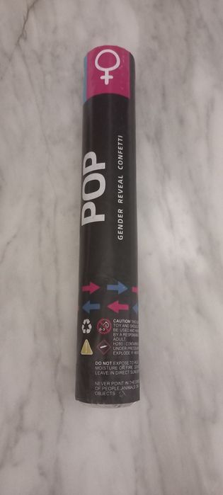 Konfetti baby shower dziewczynka