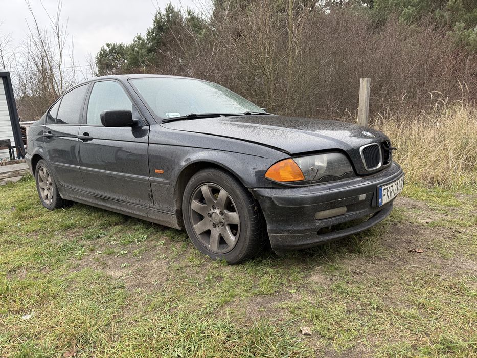 Bmw e46 b+g po kolizji z dzikiem
