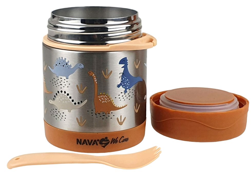 Pojemnik Termos Obiadowy Na Zupę Żywność Lunch Box Stalowy 350 Ml