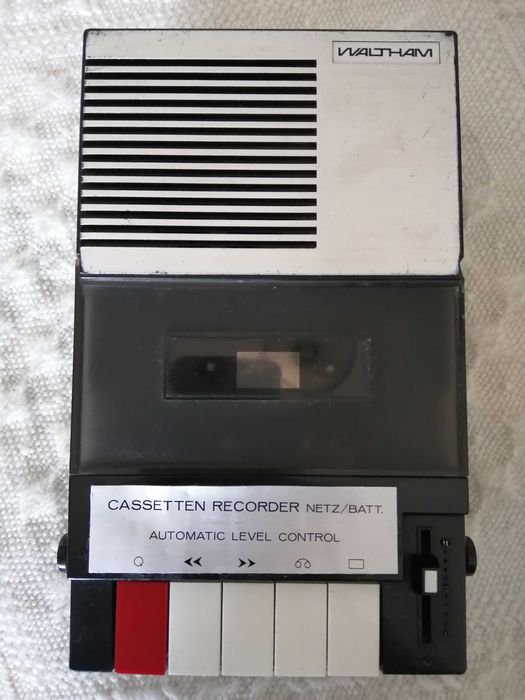 Leitor e Gravador de Cassetes Waltham Modell W104A (Vintage)