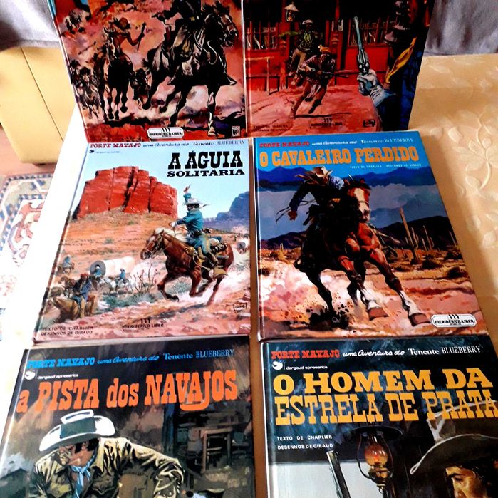 Livros BD - Jean-Michel Charlier / Jean Giraud - Tenente Blueberry
