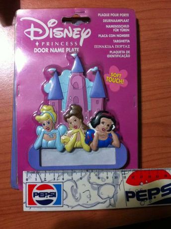 Placa para porta de quarto Disney "PRINCESAS"