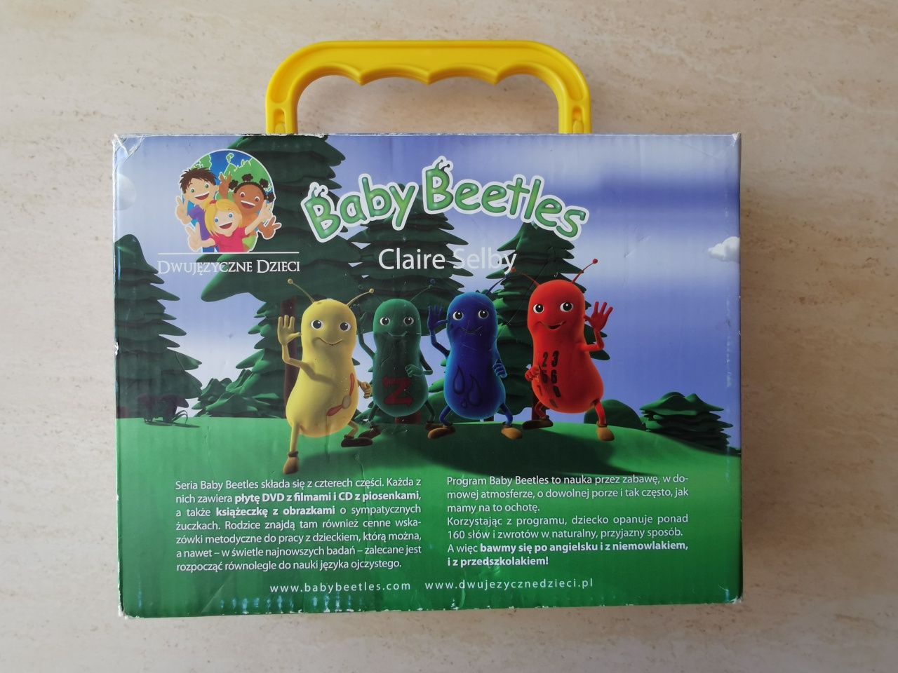 Baby Beetles kurs angielskiego dla najmłodszych 4 CD + 4 DVD