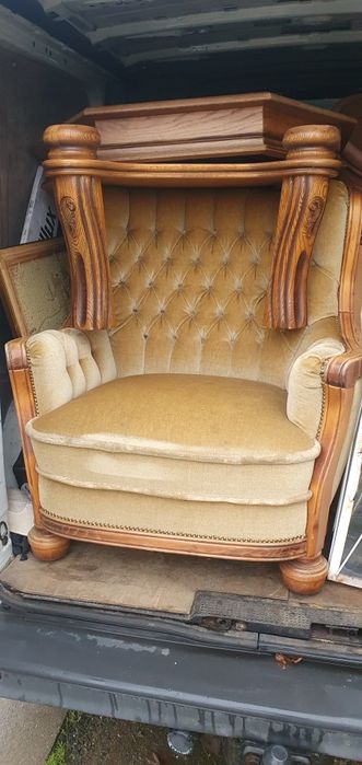 Fotele Ludwik 2 szt. i stół