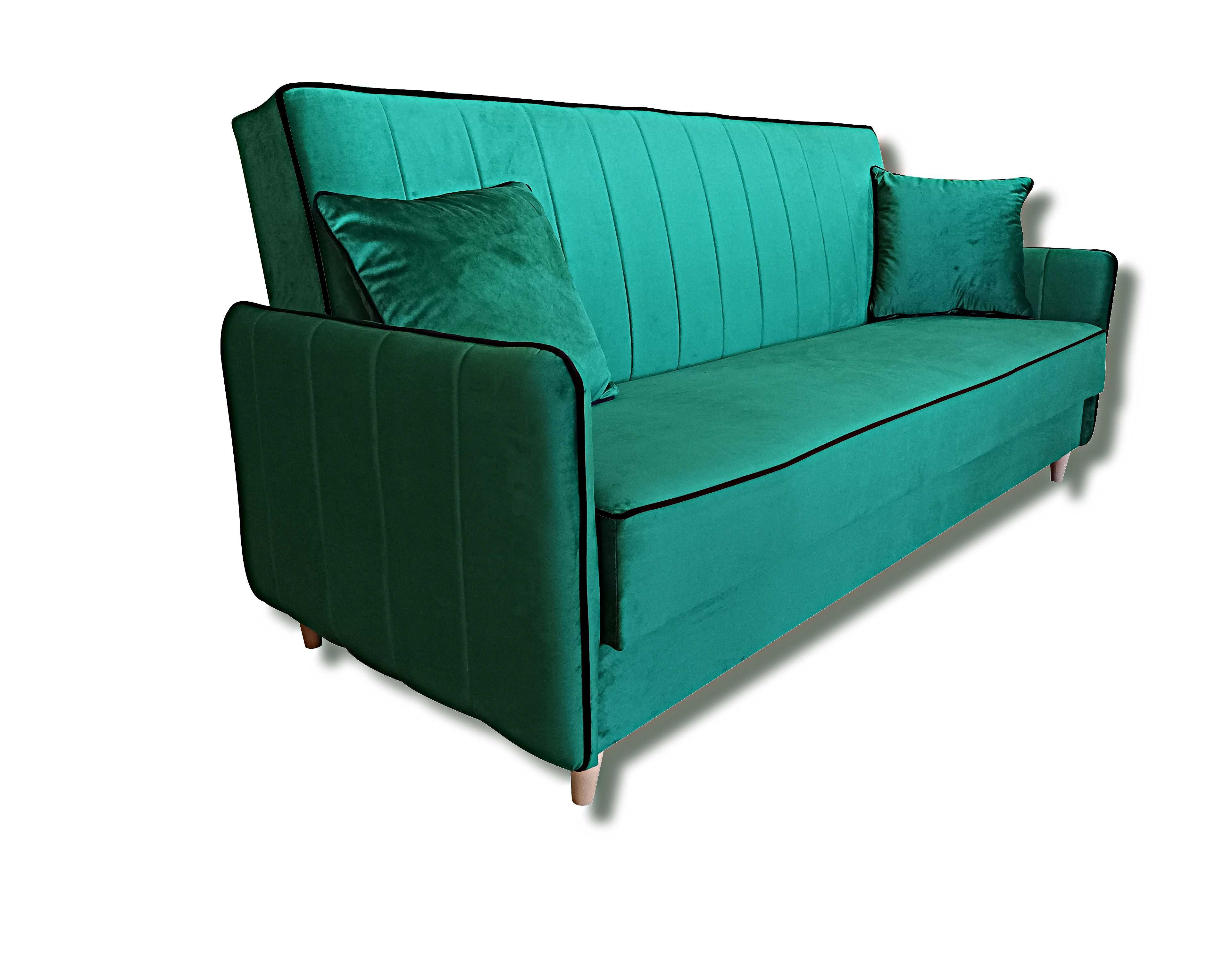 Wersalka Sofa Rozkładana Paris pojemnik na pościel poduszki