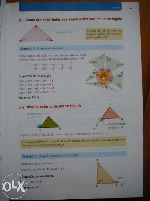 Preparação Exame Matemática 6ºano livro exercícios Prova Final
