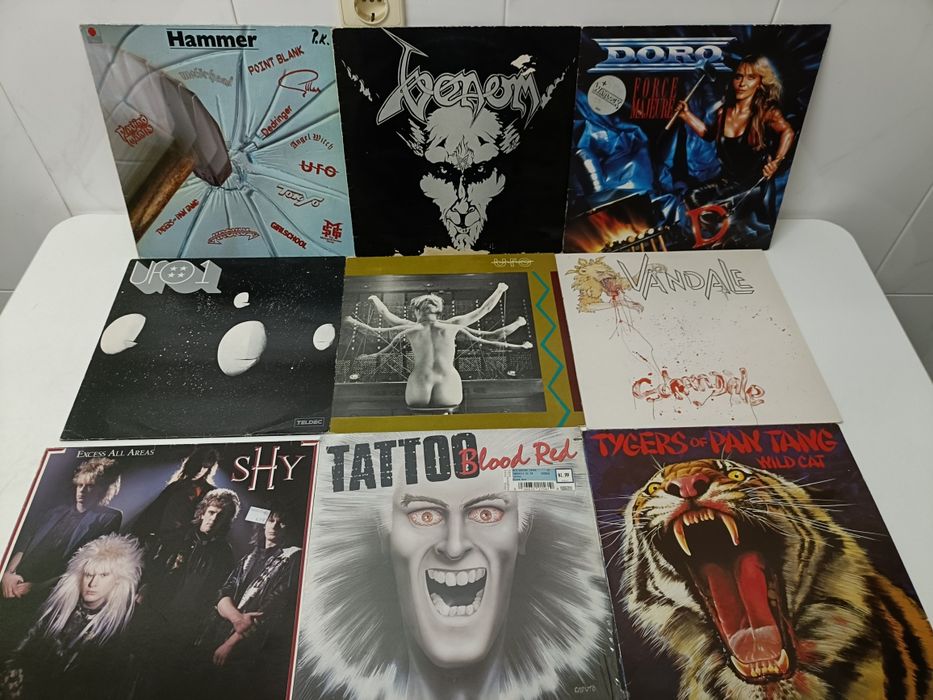 HEAVY METAL / HARD ROCK: Álbuns selecionados {discos de vinil}