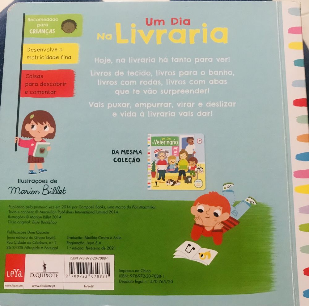 Livro Um Dia na Livraria - Empurra, puxa e desliza