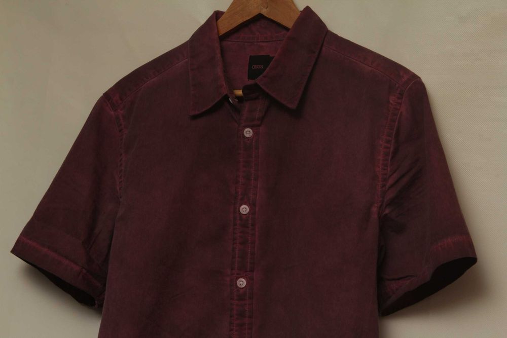 ASOS рр M рубашка из хлопка Garment Dyed