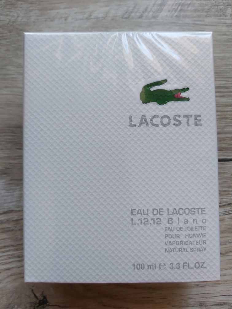 Lacoste Eau De L.12.12 Blanc 100 мл. Лакост Бланк 100 мл.