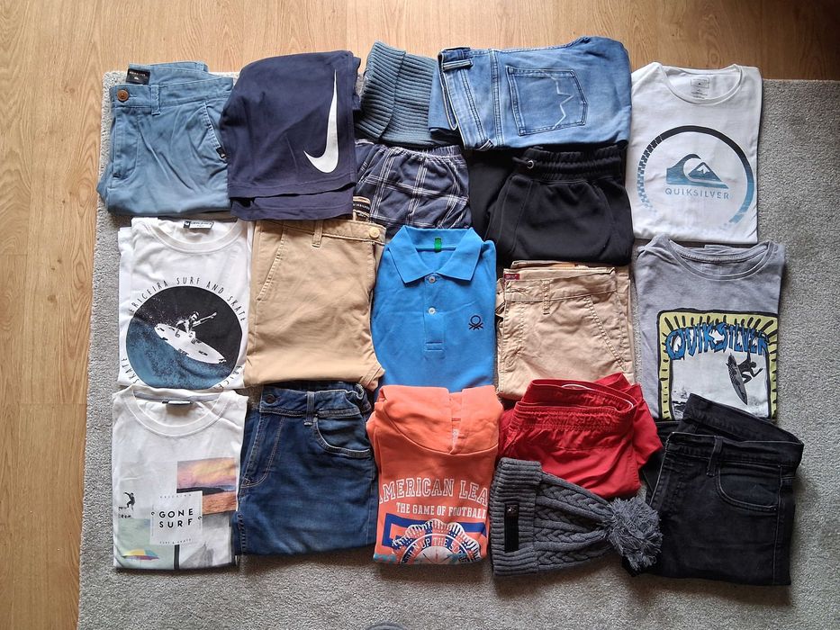 NIKE, QUICKSILVER, ERICEIRA - Roupa Rapaz 14A (Impecável)