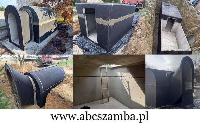 Szamba betonowe zbiorniki na deszczówkę szambo kanał samochodowy 10m3
