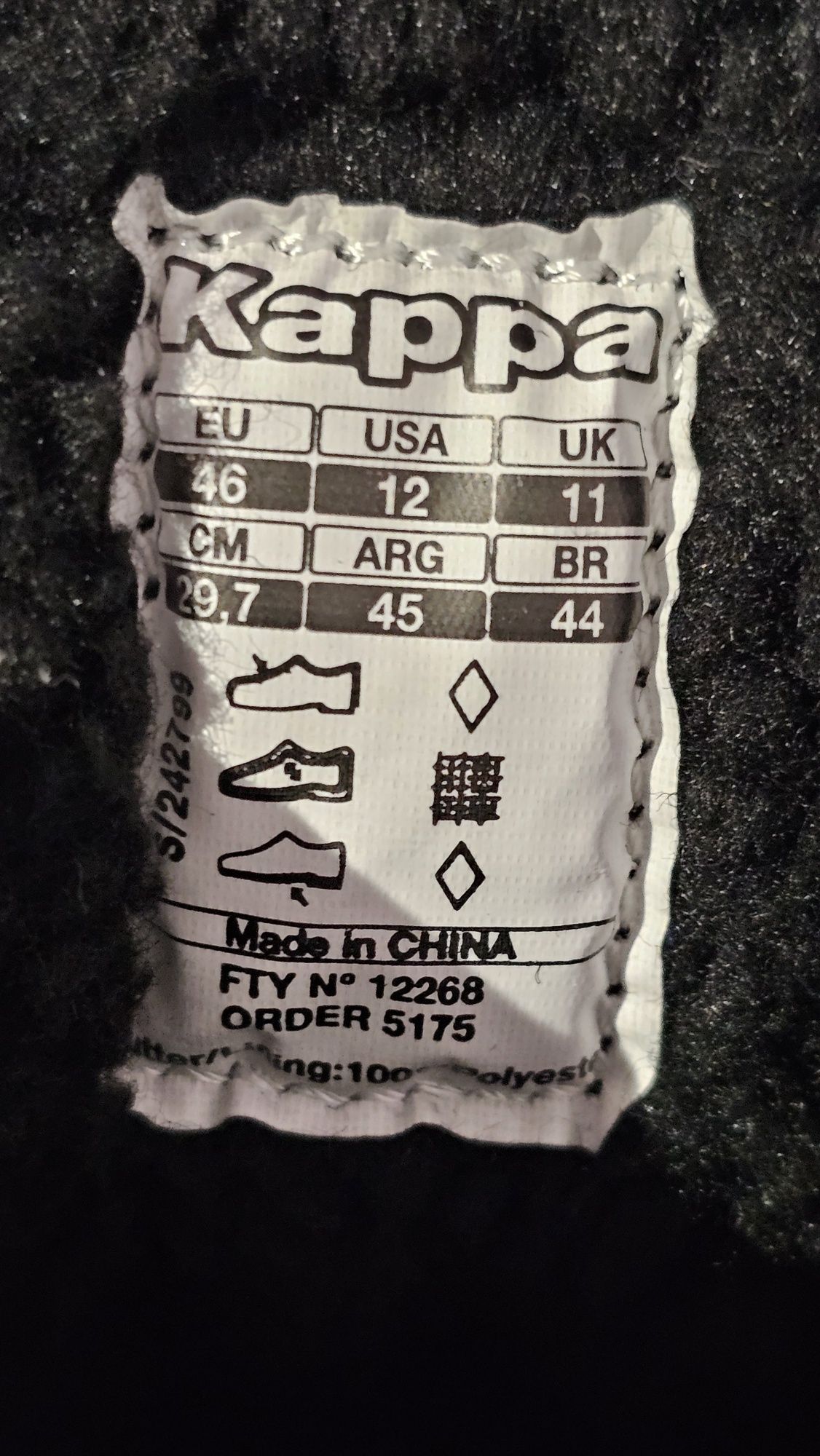 Buty męskie zimowe ocieplane Kappa modne rozmiar 46  wkładka 29.7 cm