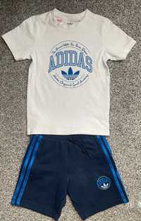 Komplet Adidas 122 t shirt spodenki