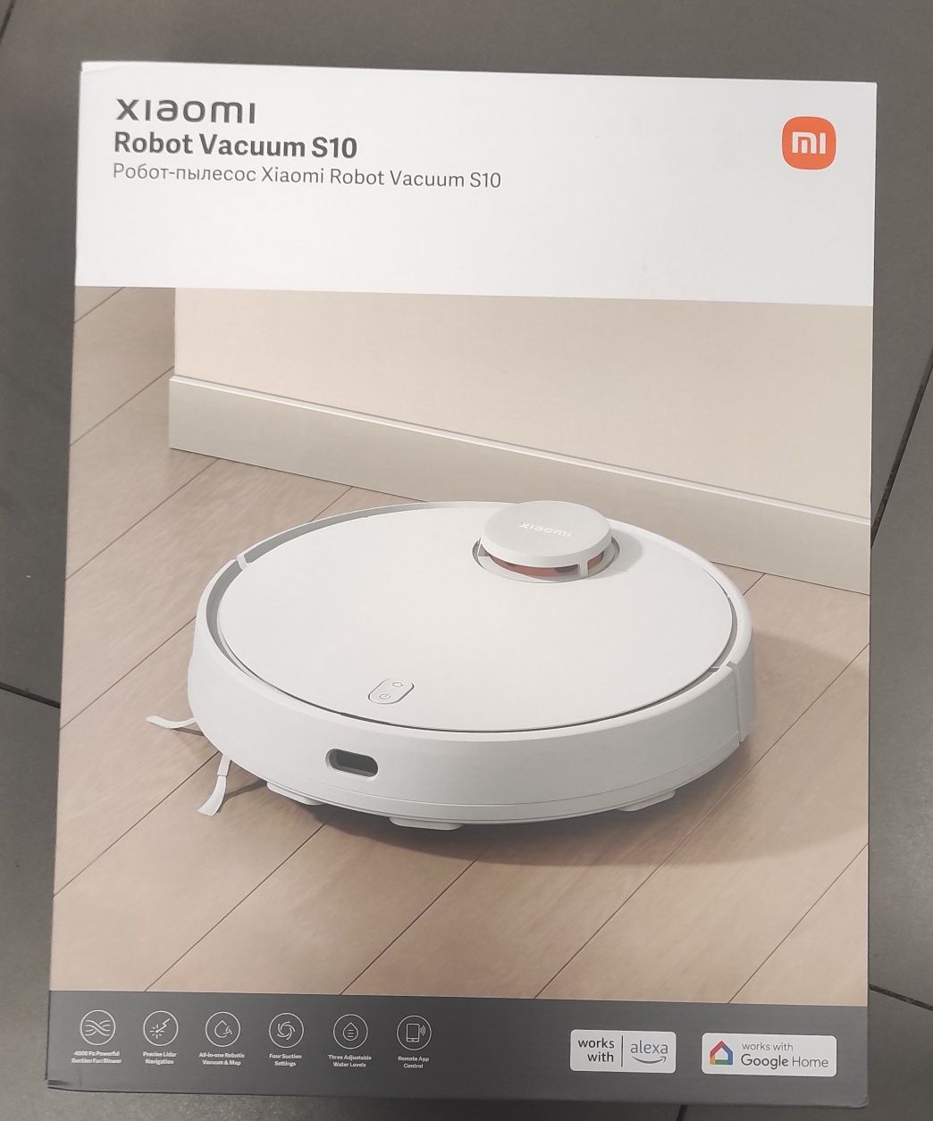 Робот пилосос Xiaomi Mi Robot Vacuum S10 білий
Переглянути