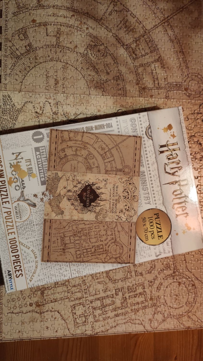 Harry Potter puzzle 1000 Mapa Huncwotów