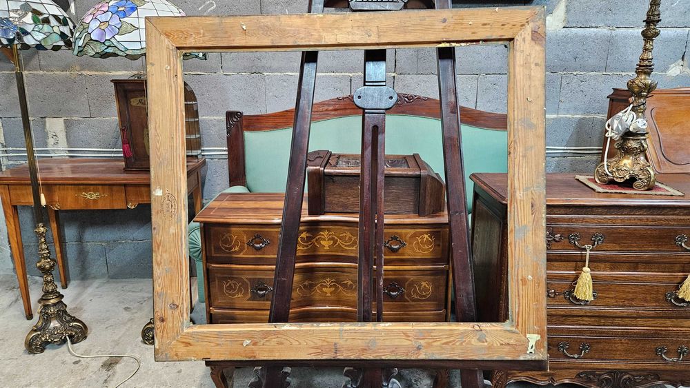 Stara Ładna rama Duża na dowolny cel ,,Robi wrażenie ,,