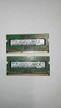 2 sztuki Samsung 4gb M471b5173qh0-yk0 DDR3