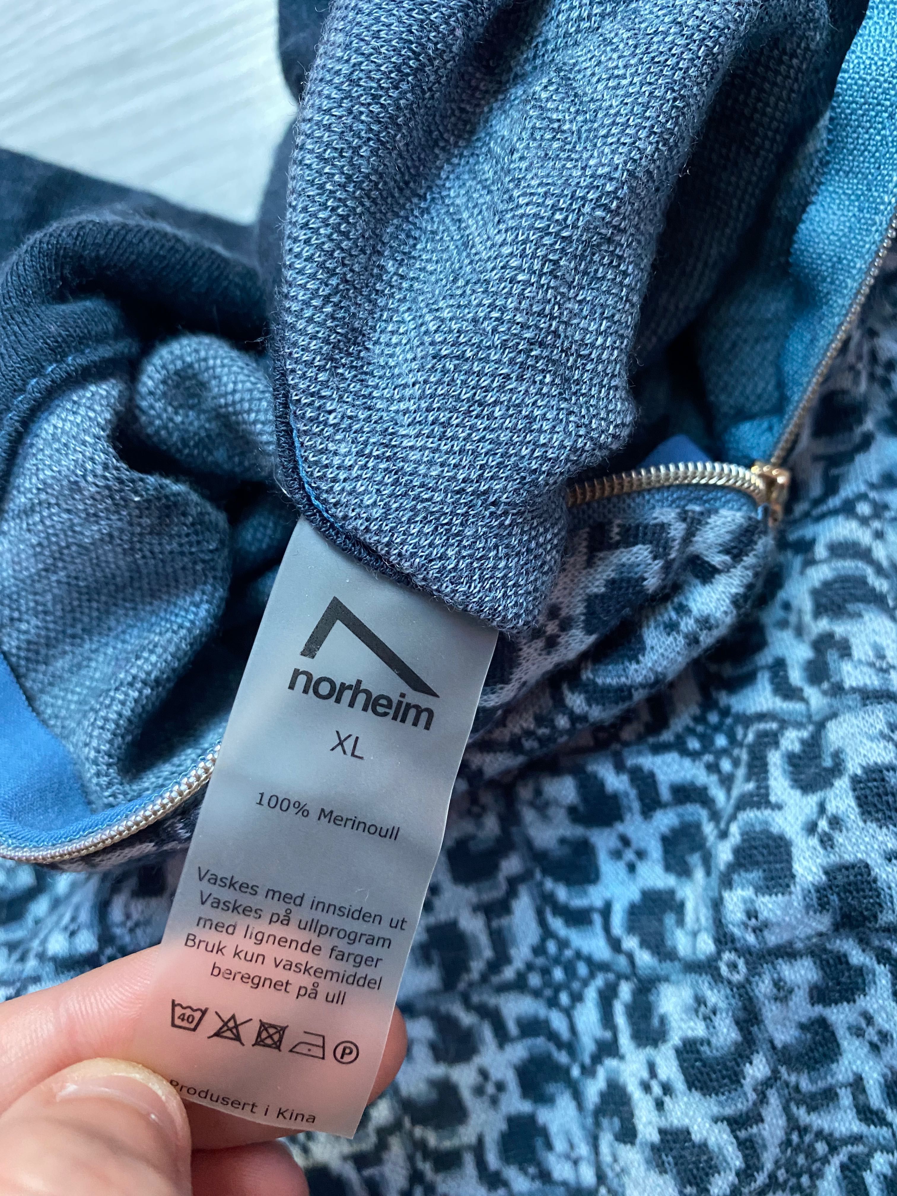 Bluzka bluza golf Norheim 100% merino wool wełna merynosa merynos
