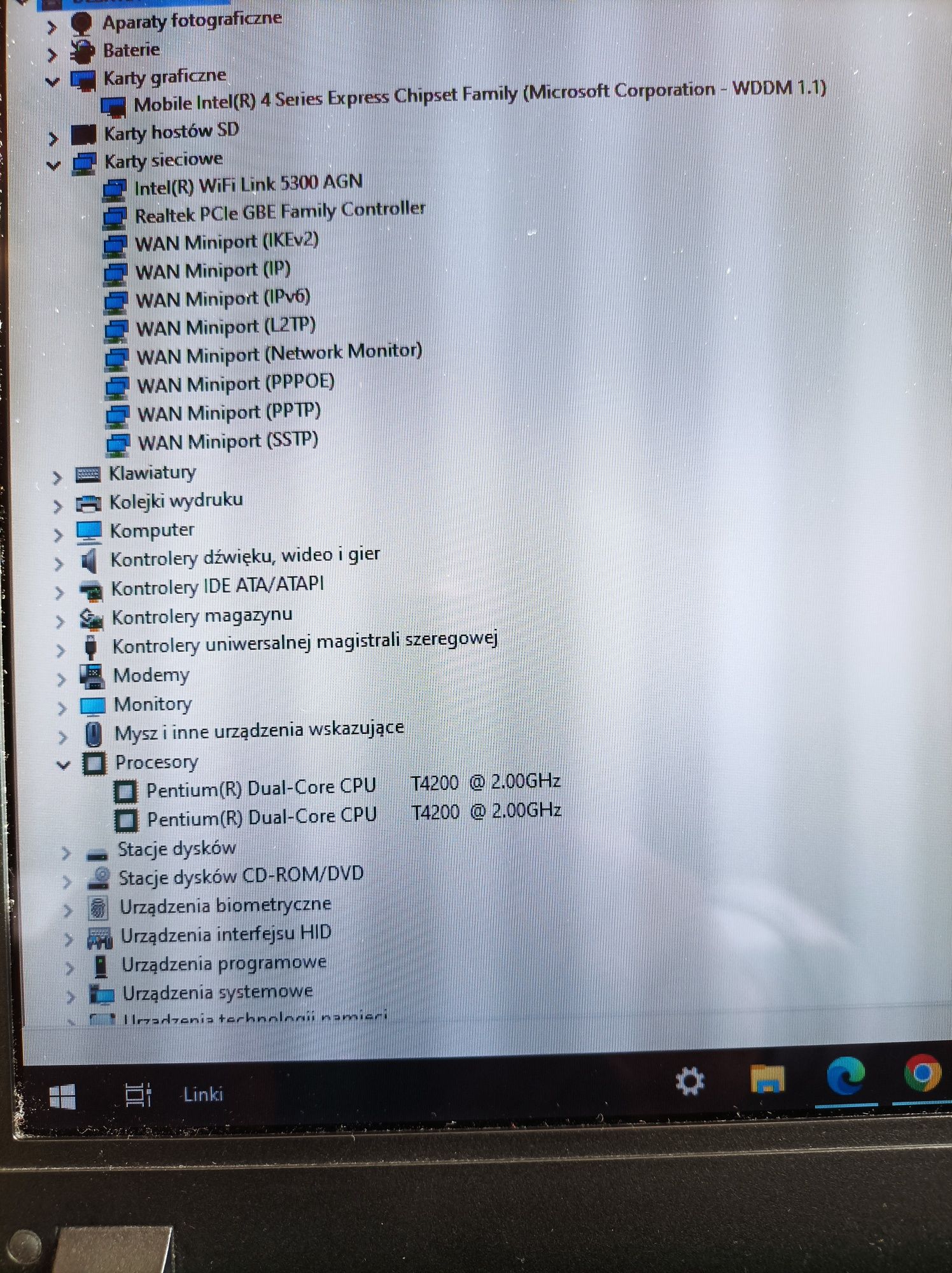 Laptop Clevo M735T 13,3 4/250Hdd uszk