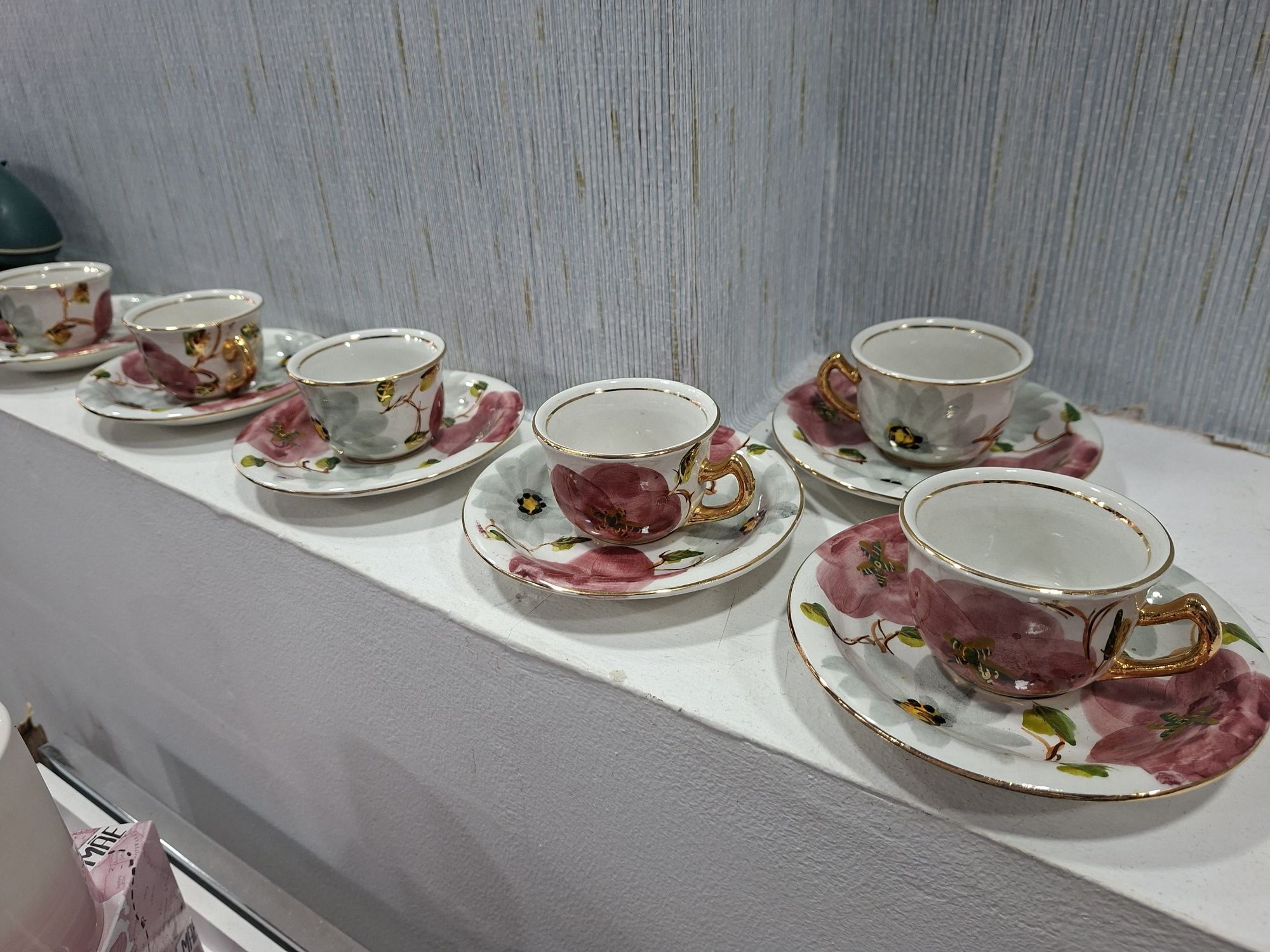 Conjunto de café  composto por 6 chávenas
