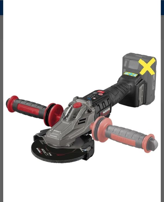 Rebarbadora angular de cabeça plana 20 V parkside performance