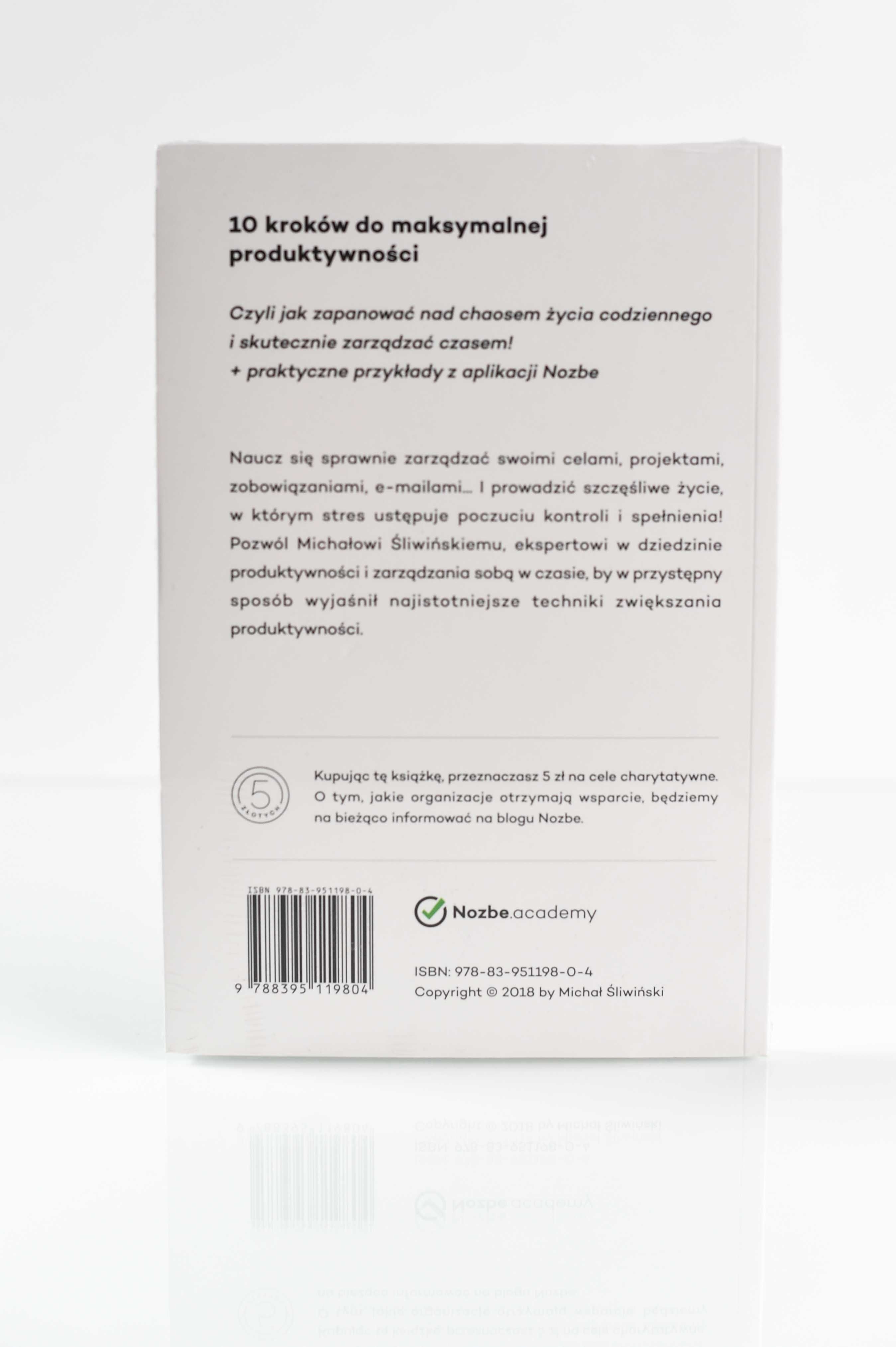 KSIĄŻKA 10 kroków do maksymalnej produktywności - Michał Śliwiński