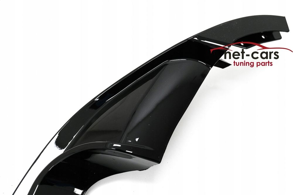 Dyfuzor dokładka zderzaka tył VW GOLF 7.5 17- HB R-line czarny połysk