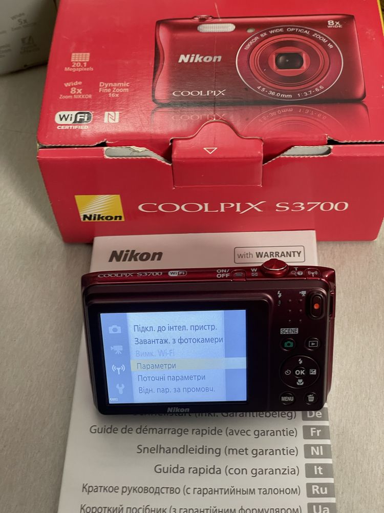Nikon Coolpix S7000 Wi-fi Новий. S3700 Wi-fi Новий S2900 Новий
