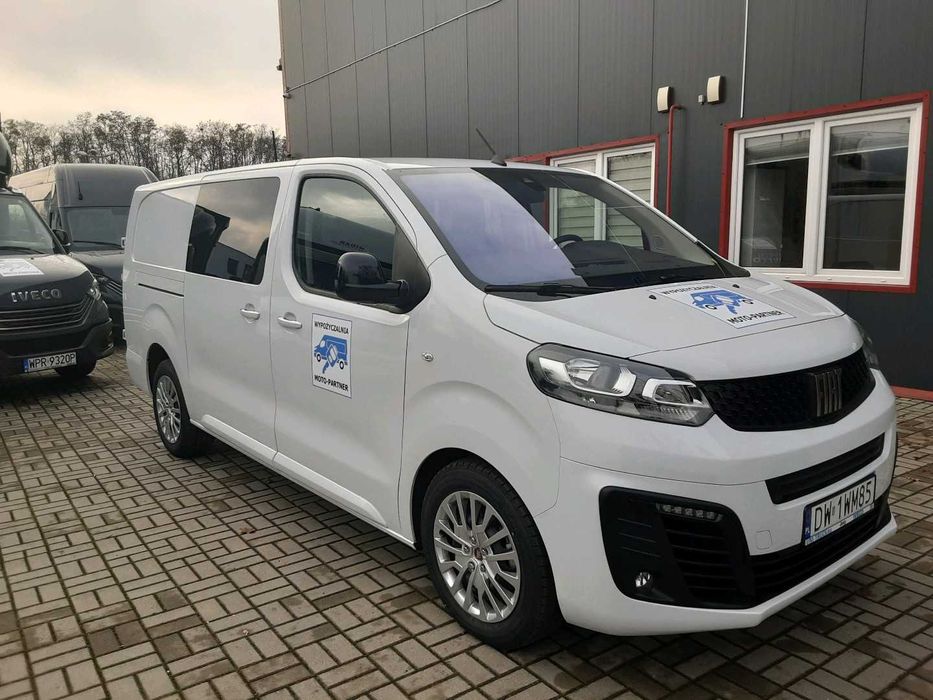 Wynajem pojazdu Fiat Scudo Brygadówka 6-osobowa