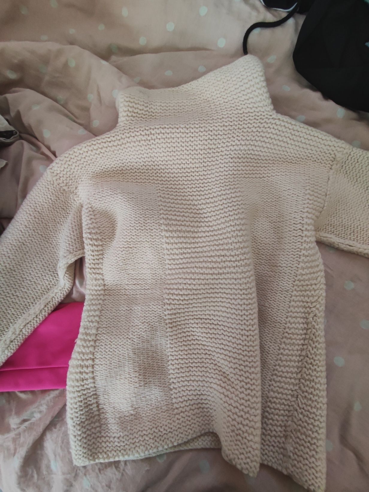 Gruby elegancki sweter