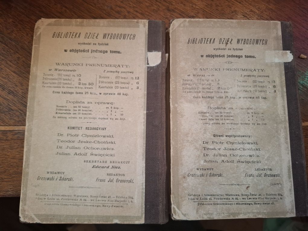 Dzieje Narodu Polskiego cz.2 i 4 p.red.W.Smoleńskiego 1898 Warszawa