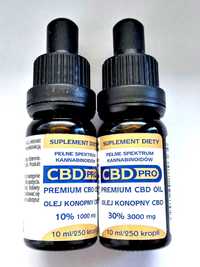 Olejek konopny 10% cbd CBD PRO 10ml 1000mg Certyf/Gratis