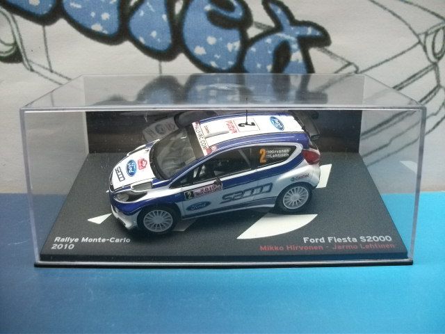 Ford Fiesta S2000 Ralye Mte-Carlo 2010 ixo/altaya escala 1,43