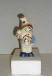 Porcelanowy krasnal skrzat PRL