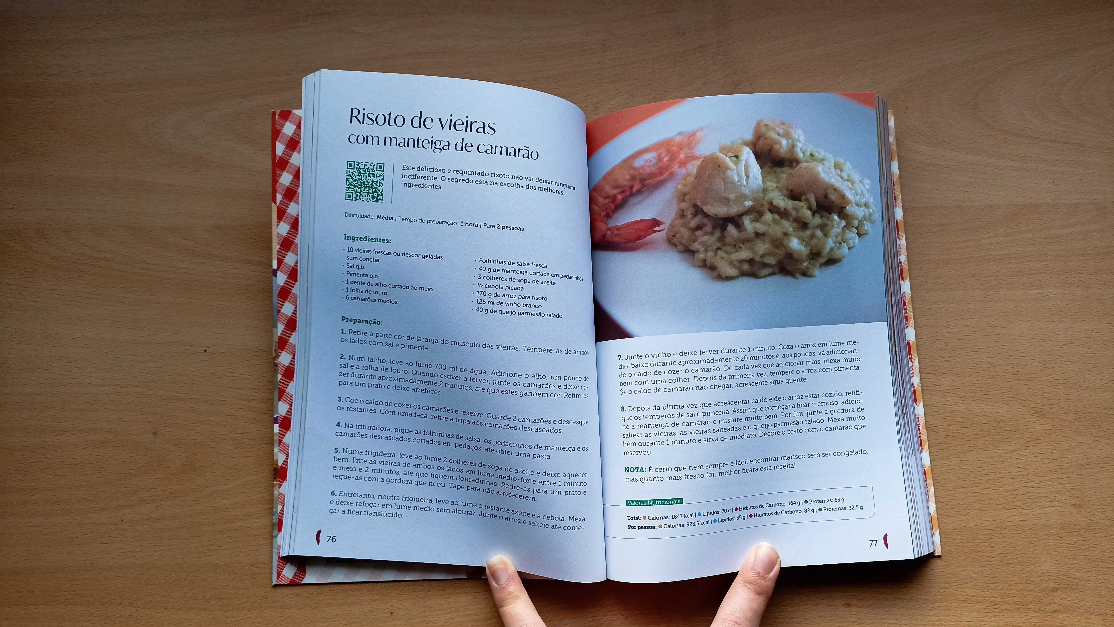 Livro de Receitas "Sabor Intenso" de Neuza Costa