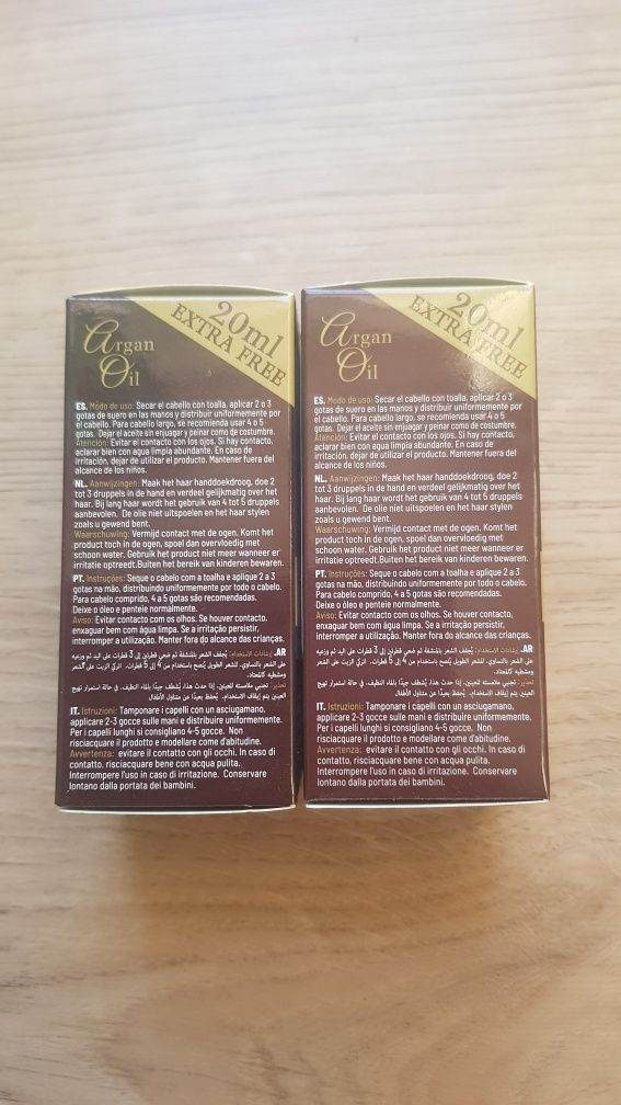Olejek arganowy Xpel Argan Oil hair treatment 2 x 50 ml .