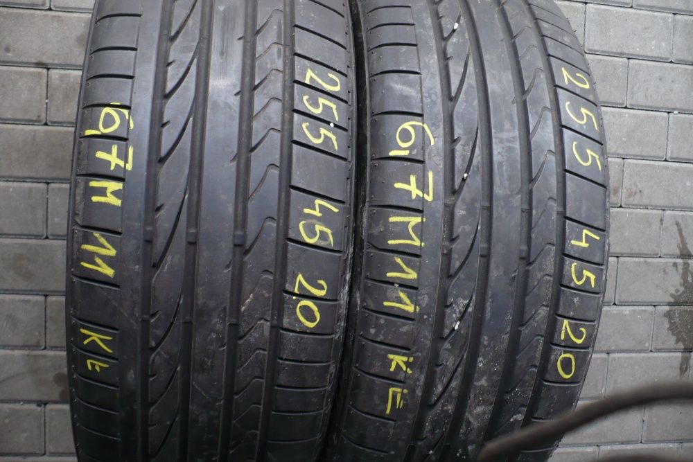 Opony Bridgestone 255/45/20 6,7mm Lato 2szt.