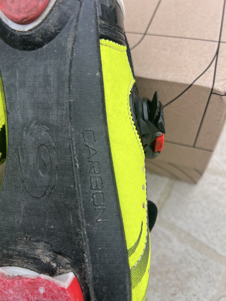 Sapatos encaixe sidi carbon