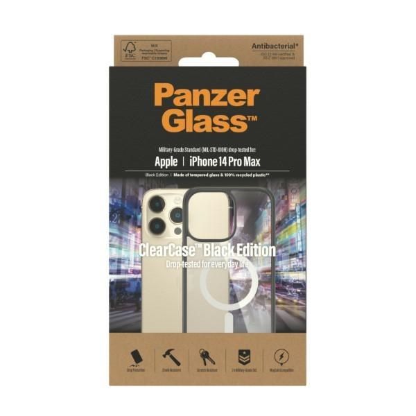 Etui Panzerglass ClearCase MagSafe do iPhone 14 Pro Max, Czarny