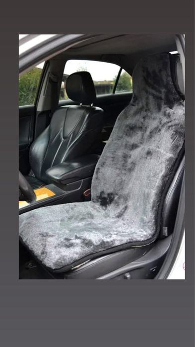 Накидка з овчини на сидіння автомобіля | Натуральна | Топ якість